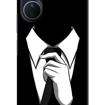 Black Tie Vivo Y16 Hard Case Back Cover by Casekaro