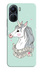Unicorn Wallpaper Vivo Y16 Hard Case Back Cover by Casekaro