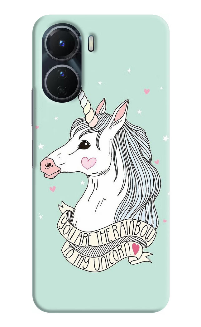 Unicorn Wallpaper Vivo Y16 Hard Case Back Cover by Casekaro