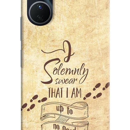 I Solemnly swear that i up to no good Vivo Y16 Hard Case Back Cover by Casekaro