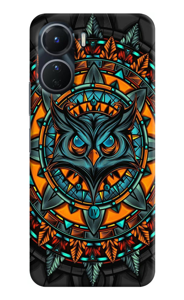 Angry Owl Art Vivo Y16 Hard Case Back Cover by Casekaro