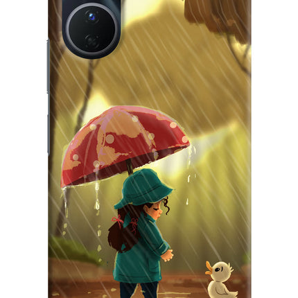 Rainy Day Vivo Y16 Hard Case Back Cover by Casekaro