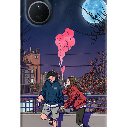 Chilling Couple Vivo Y16 Hard Case Back Cover by Casekaro