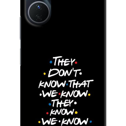 FRIENDS Dialogue Vivo Y16 Hard Case Back Cover by Casekaro