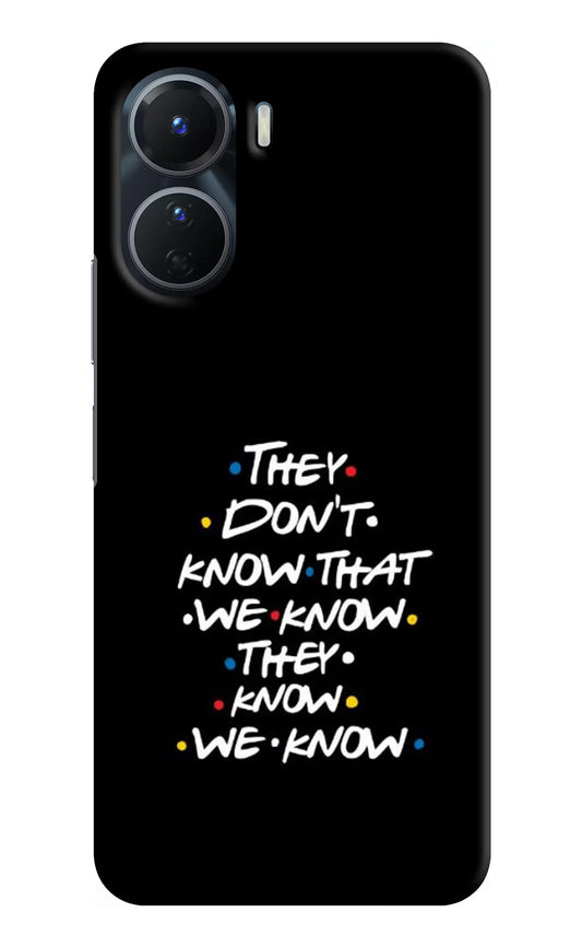 FRIENDS Dialogue Vivo Y16 Hard Case Back Cover by Casekaro