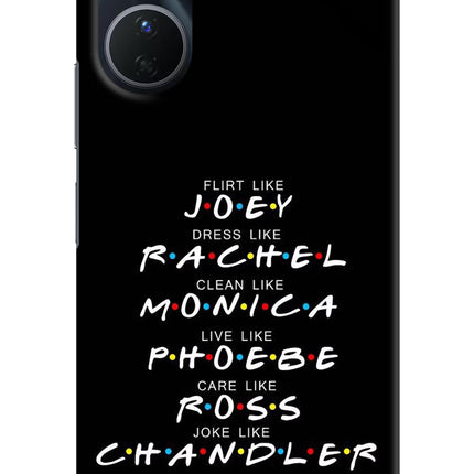 FRIENDS Character Vivo Y16 Hard Case Back Cover by Casekaro
