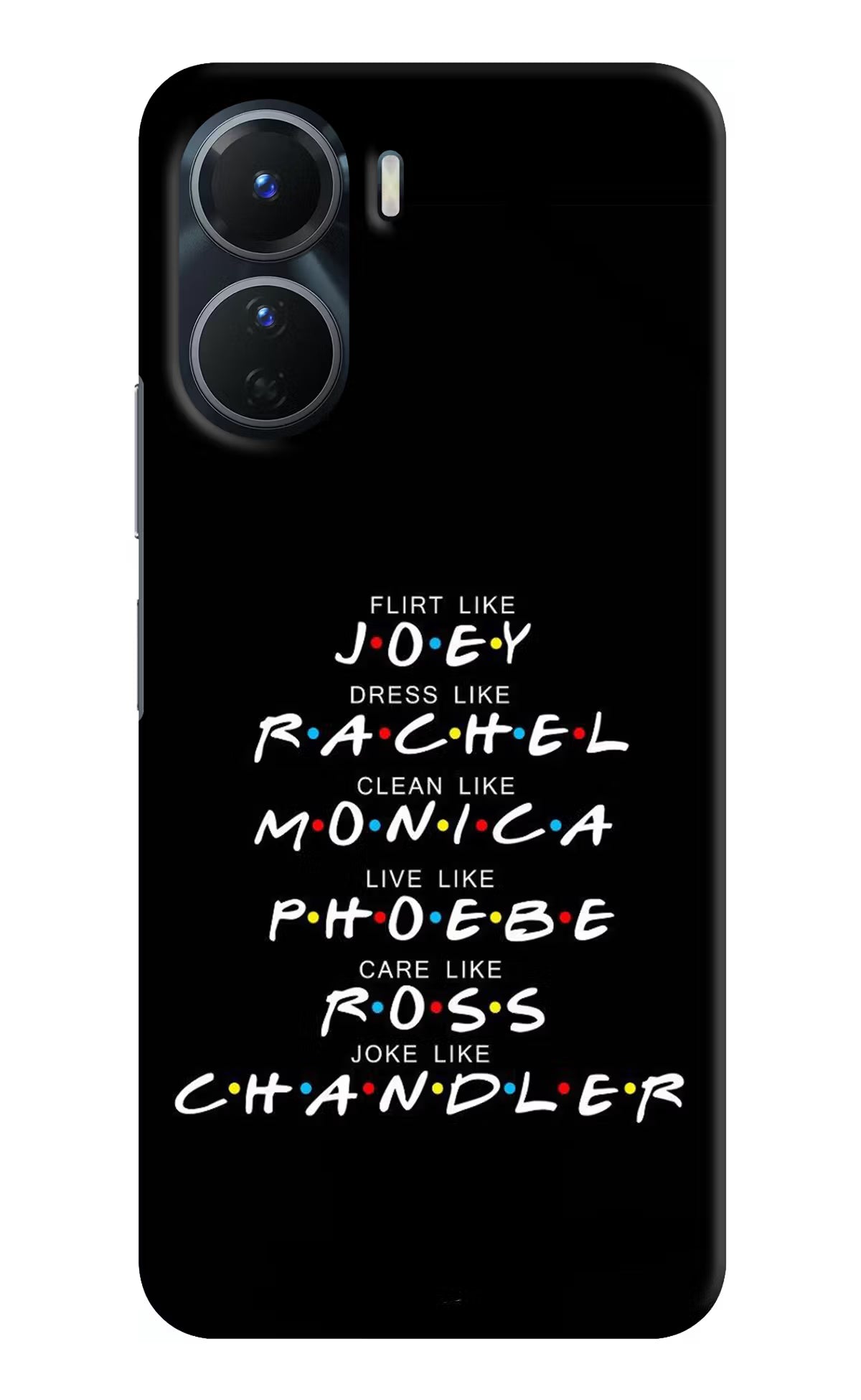 FRIENDS Character Vivo Y16 Hard Case Back Cover by Casekaro