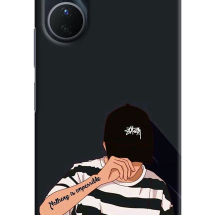 Aesthetic Boy Vivo Y16 Hard Case Back Cover by Casekaro