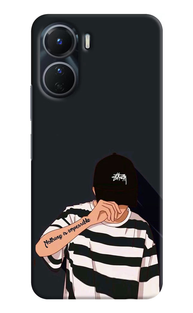 Aesthetic Boy Vivo Y16 Hard Case Back Cover by Casekaro