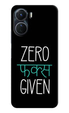 Zero Fucks Given Vivo Y16 Hard Case Back Cover by Casekaro