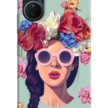 Pretty Girl Vivo Y16 Hard Case Back Cover by Casekaro