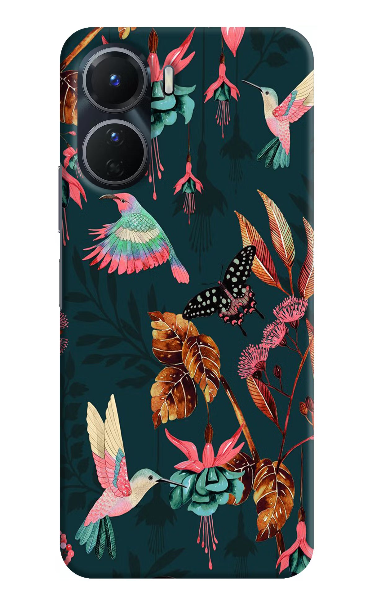 Birds Vivo Y16 Hard Case Back Cover by Casekaro