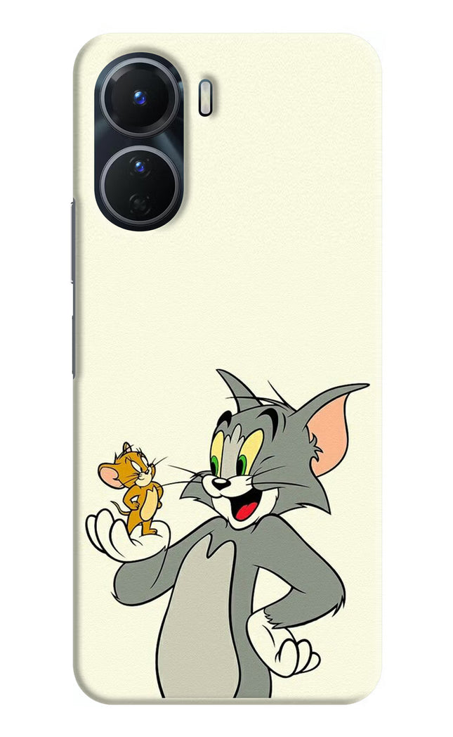 Tom & Jerry Vivo Y16 Hard Case Back Cover by Casekaro