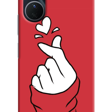 Korean Love Sign Vivo Y16 Hard Case Back Cover by Casekaro
