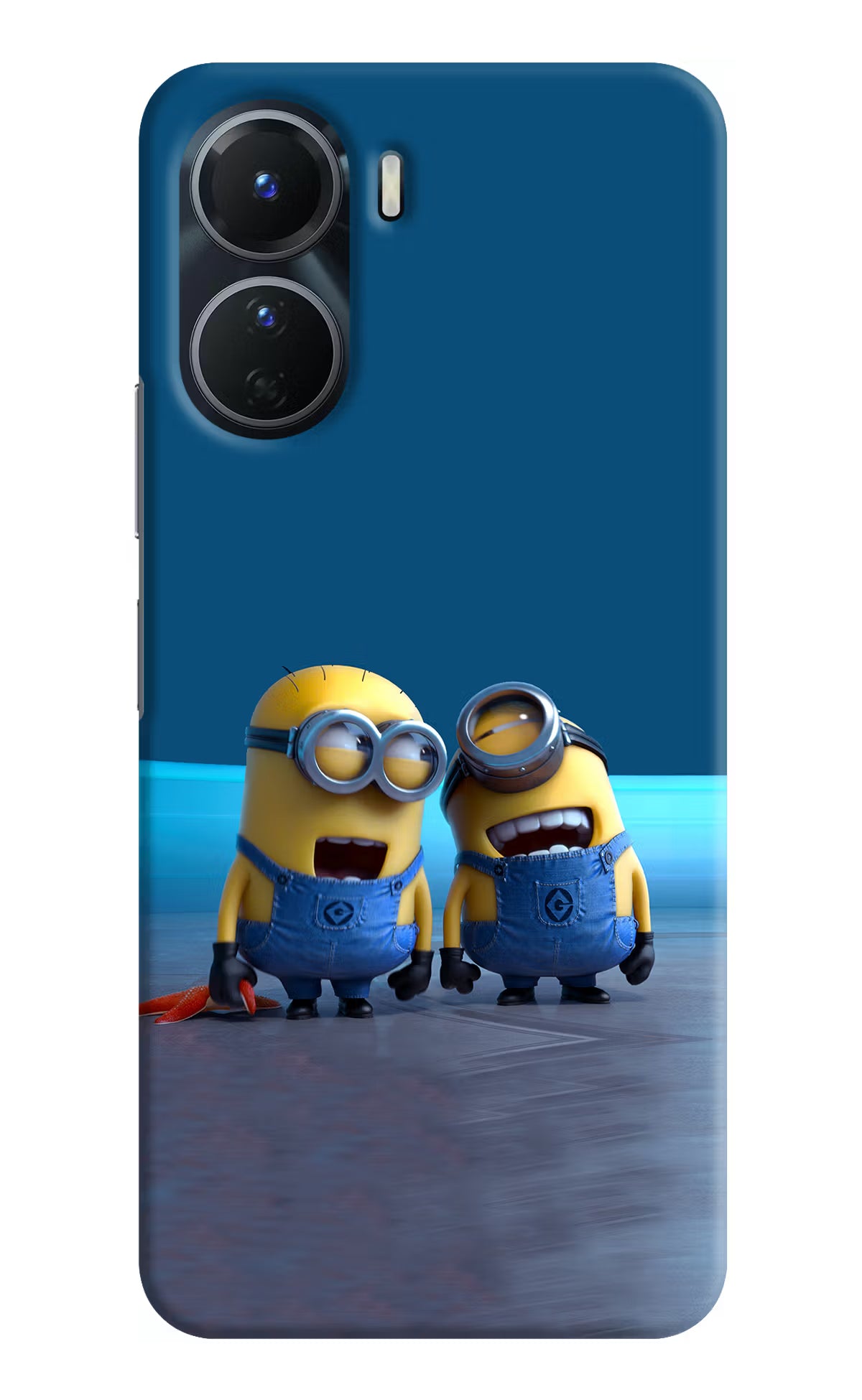 Minion Laughing Vivo Y16 Hard Case Back Cover by Casekaro