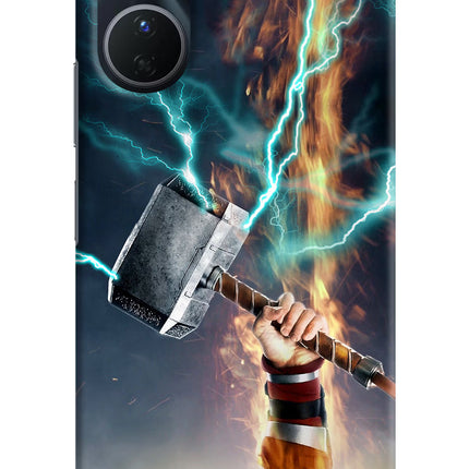 Thor Hammer Mjolnir Vivo Y16 Hard Case Back Cover by Casekaro