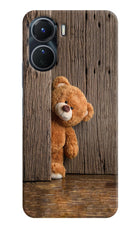 Teddy Wooden Vivo Y16 Hard Case Back Cover by Casekaro
