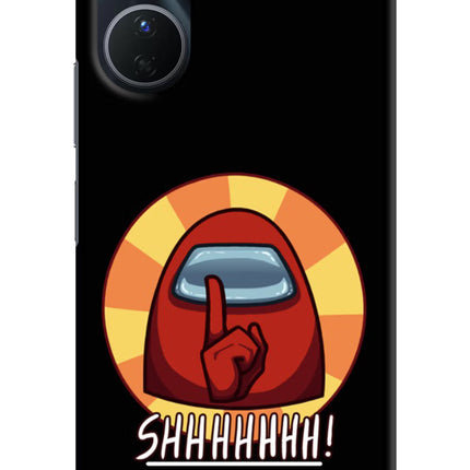 Among Us Shhh! Vivo Y16 Hard Case Back Cover by Casekaro