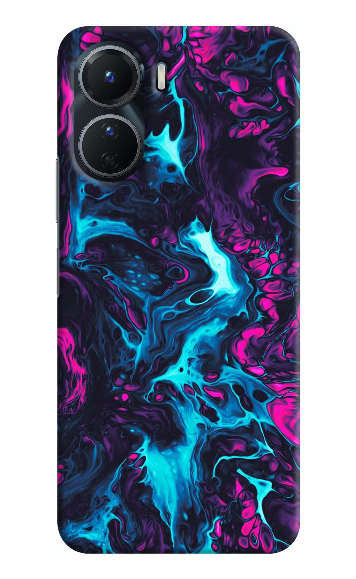 Abstract Vivo Y16 Hard Case Back Cover by Casekaro