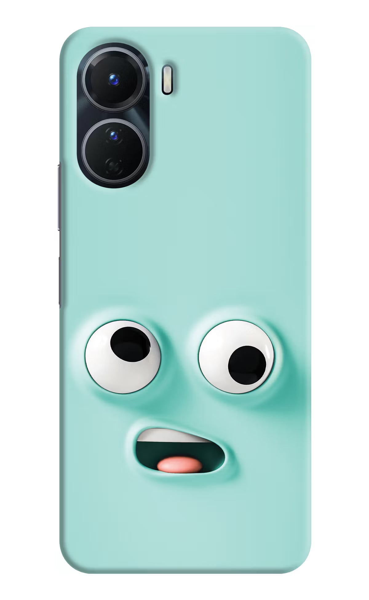 Funny Cartoon Vivo Y16 Hard Case Back Cover by Casekaro