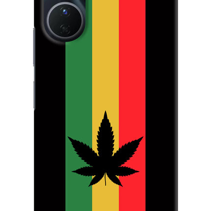 Weed Flag Vivo Y16 Hard Case Back Cover by Casekaro