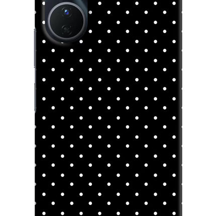 White Dots Vivo Y16 Hard Case Back Cover by Casekaro