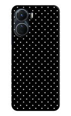 White Dots Vivo Y16 Hard Case Back Cover by Casekaro