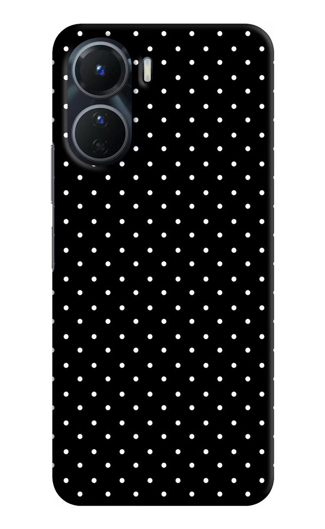 White Dots Vivo Y16 Hard Case Back Cover by Casekaro
