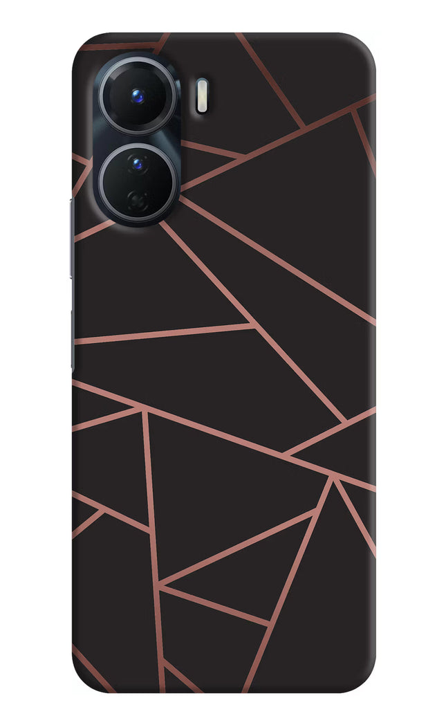 Geometric Pattern Vivo Y16 Hard Case Back Cover by Casekaro