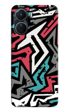 Geometric Graffiti Vivo Y16 Hard Case Back Cover by Casekaro