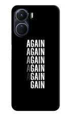 Again Again Gain Vivo Y16 Hard Case Back Cover by Casekaro