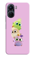 Cute Little Birds Vivo Y16 Hard Case Back Cover by Casekaro