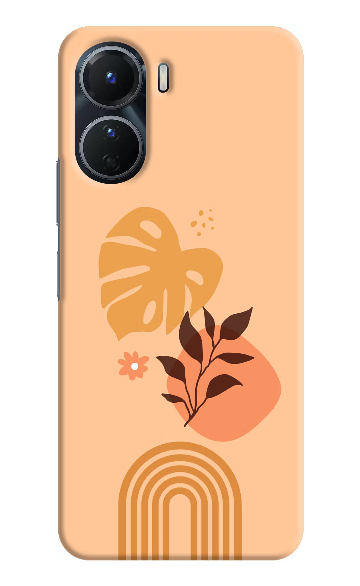 Bohemian Art Vivo Y16 Hard Case Back Cover by Casekaro