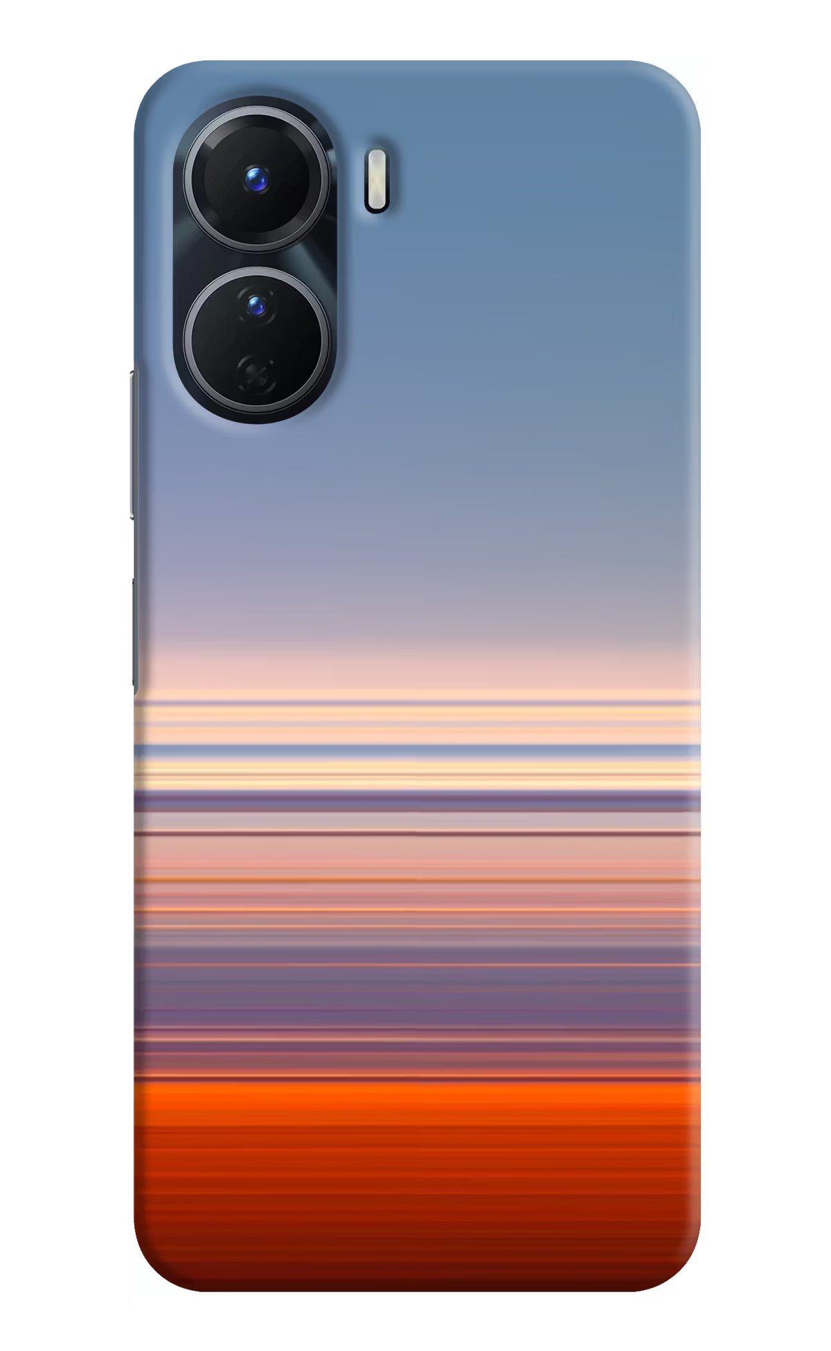 Morning Colors Vivo Y16 Hard Case Back Cover by Casekaro