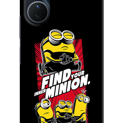 Find your inner Minion Vivo Y16 Hard Case Back Cover by Casekaro