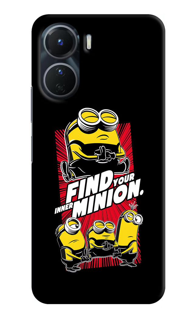 Find your inner Minion Vivo Y16 Hard Case Back Cover by Casekaro