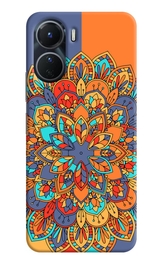 Color Mandala Vivo Y16 Hard Case Back Cover by Casekaro