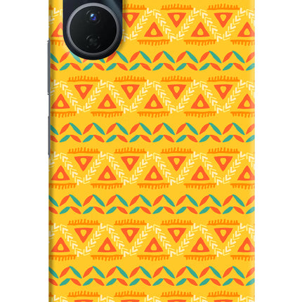Tribal Pattern Vivo Y16 Hard Case Back Cover by Casekaro