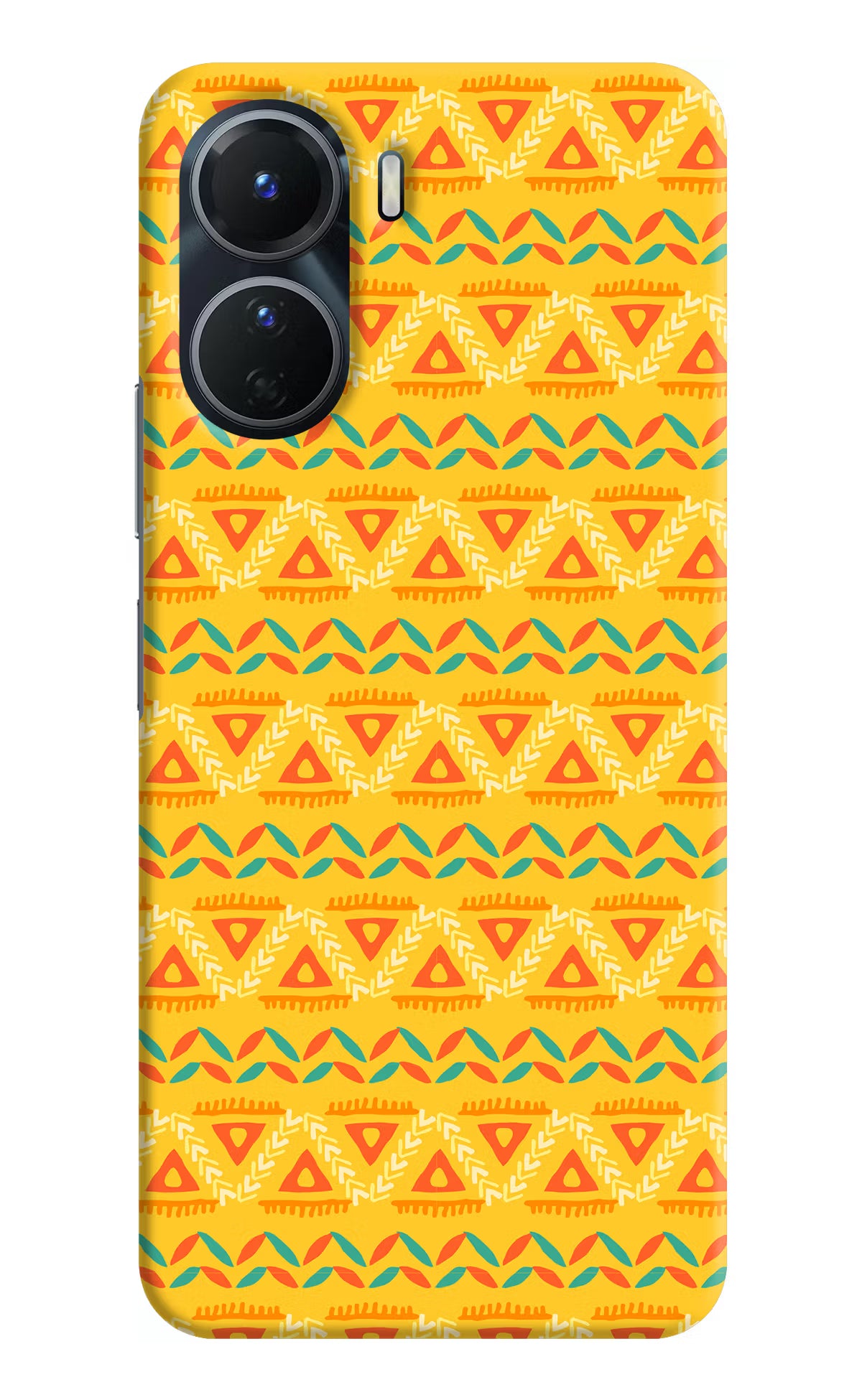 Tribal Pattern Vivo Y16 Hard Case Back Cover by Casekaro