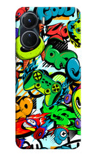 Game Doodle Vivo Y16 Hard Case Back Cover by Casekaro