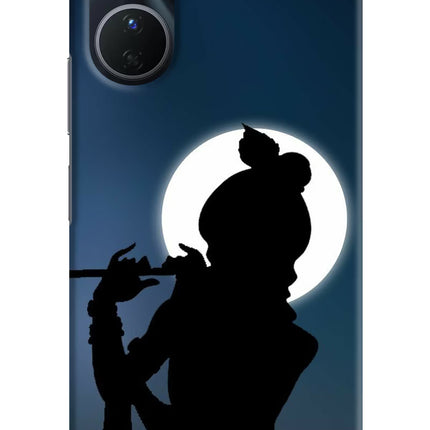 Shri Krishna Silhouette Vivo Y16 Hard Case Back Cover by Casekaro