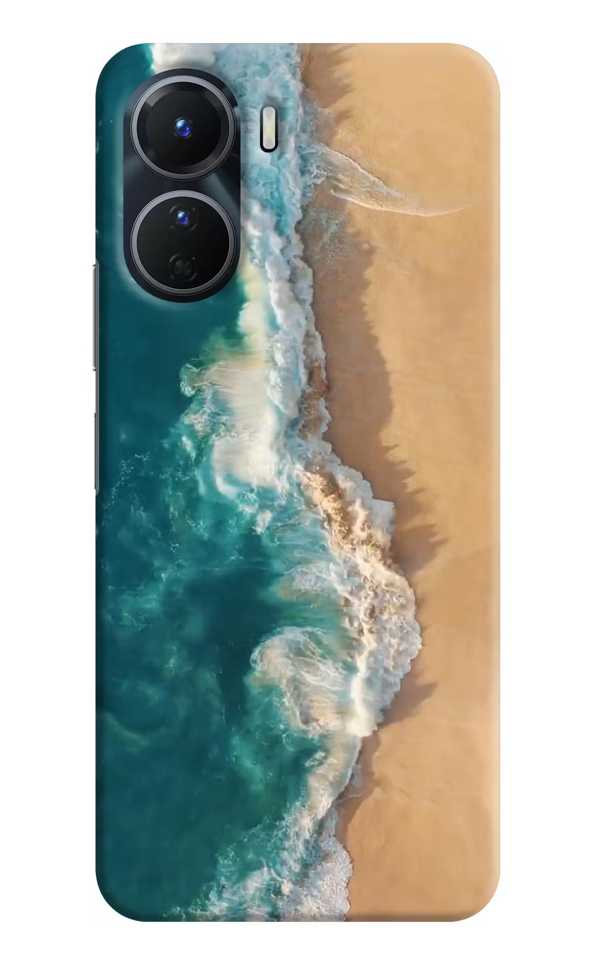 Ocean Beach Vivo Y16 Hard Case Back Cover by Casekaro