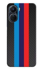 BMW Stripes Pattern Vivo Y16 Hard Case Back Cover by Casekaro
