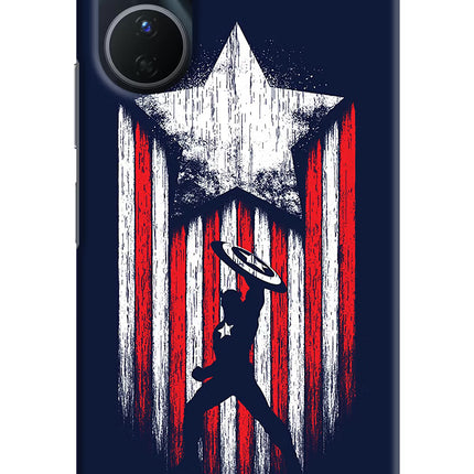 Captain America Marvel Art Vivo Y16 Hard Case Back Cover by Casekaro