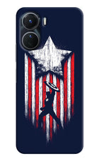 Captain America Marvel Art Vivo Y16 Hard Case Back Cover by Casekaro