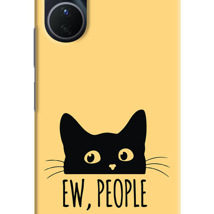 Ew People Catitude Vivo Y16 Hard Case Back Cover by Casekaro