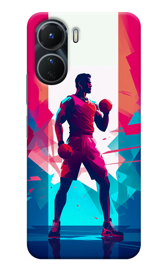 Champion Fighter (AI Generated) Vivo Y16 Back Cover