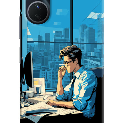 Focused Hustler (AI Generated) Vivo Y16 Hard Case Back Cover by Casekaro