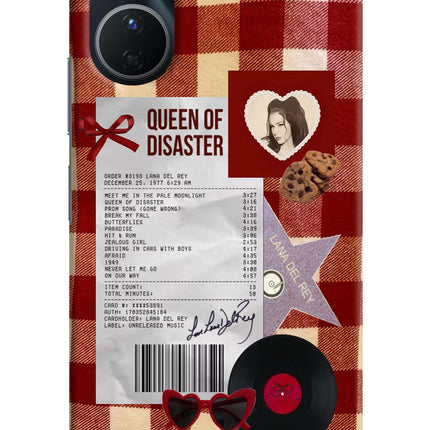 Queen of Disaster Vivo Y16 Hard Case Back Cover by Casekaro