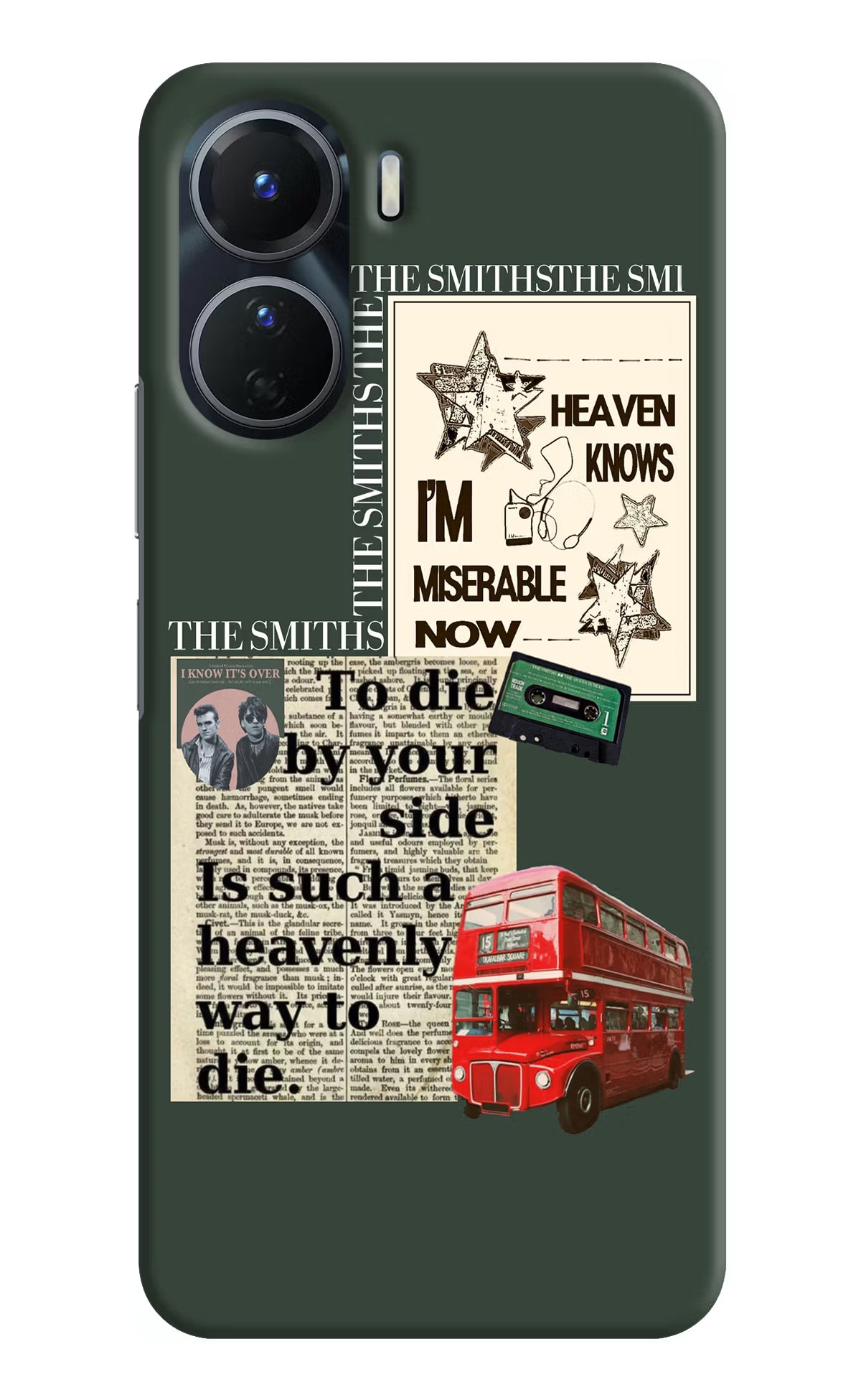 The Smiths Vivo Y16 Hard Case Back Cover by Casekaro